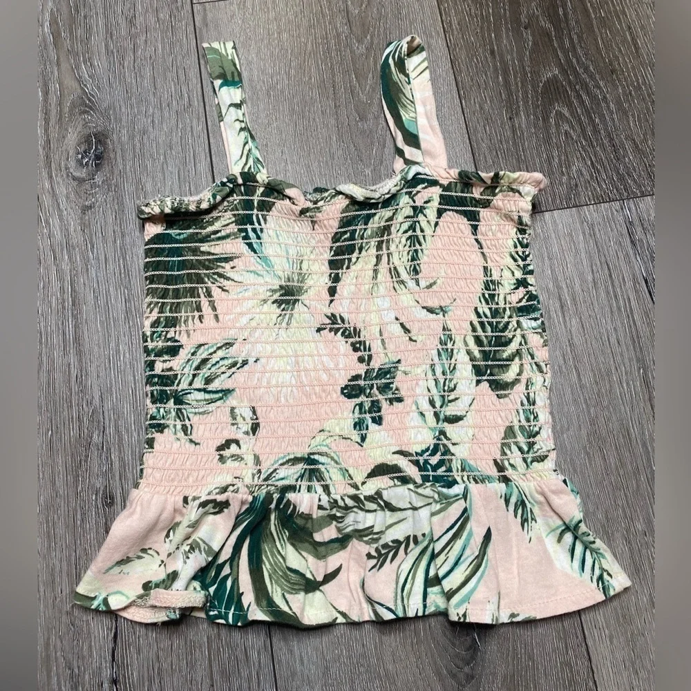 Old Navy Pawn Tree Tank Top Girl Size Small 6-7